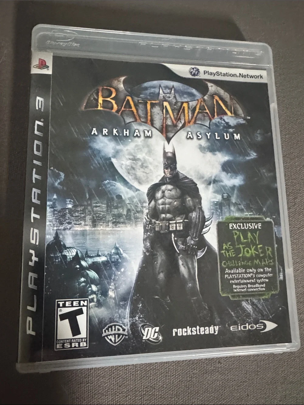 Sony PlayStation 3 Batman: Arkham Asylum - Black & Gray